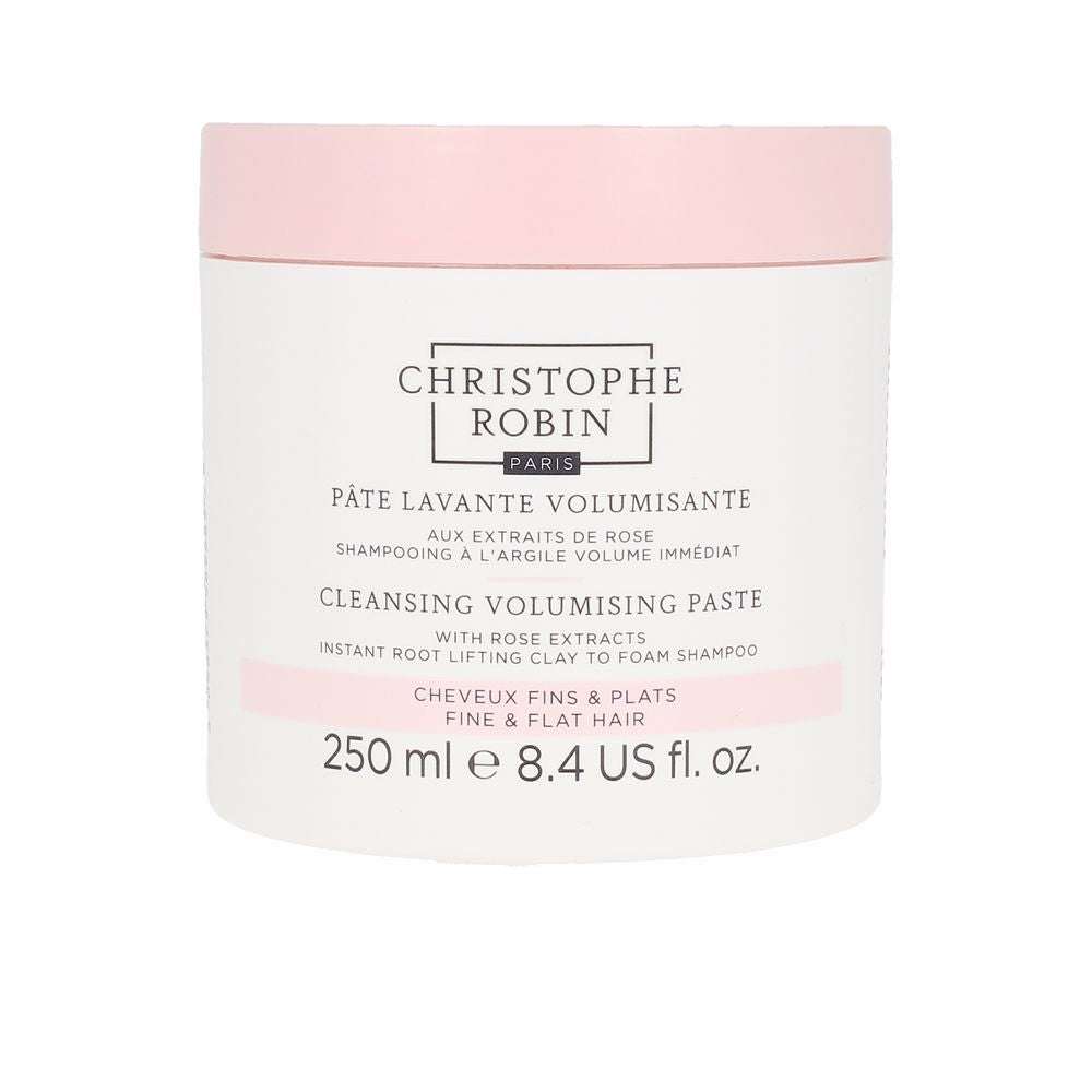 CHRISTOPHE ROBIN CLEANSING VOLUMIZING paste with pure rassoul clay&rose extracts 250 ml