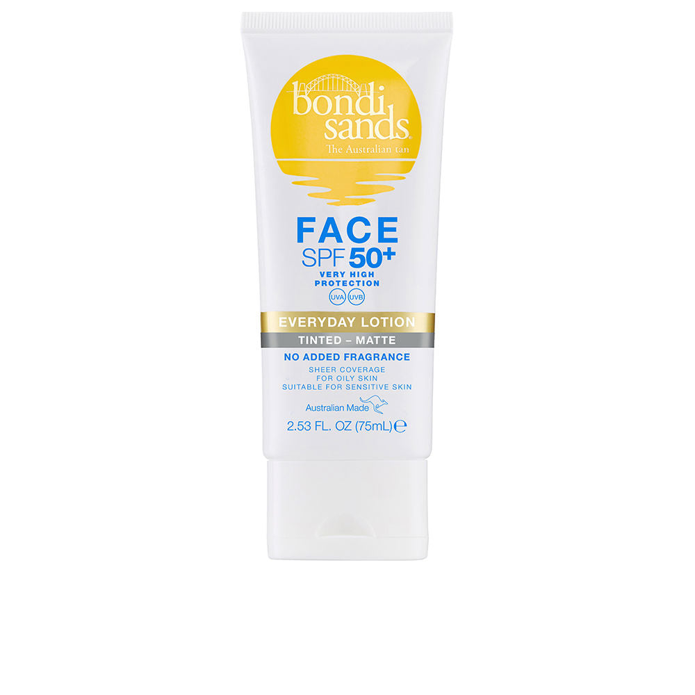 BONDI SANDS EVERYDAY Fragrance-Free Tinted Facial Lotion SPF 50+ 75ml