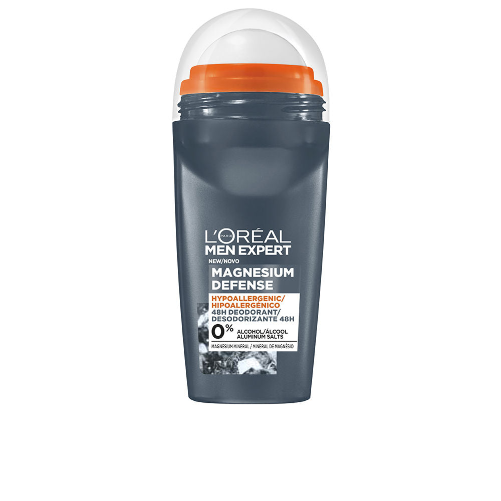 L'ORÉAL PARIS MEN EXPERT MAGNESIUM DEFENSE 0% alcohol deodorant 48h roll-on 50 ml