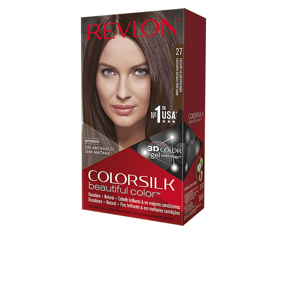 REVLON MASS MARKET COLORSILK tinte #27-castaño calido profundo 1 u