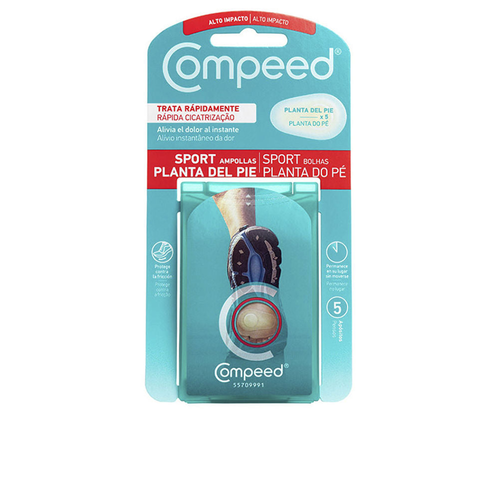 COMPEED Sport blister foot sole 5 dressings