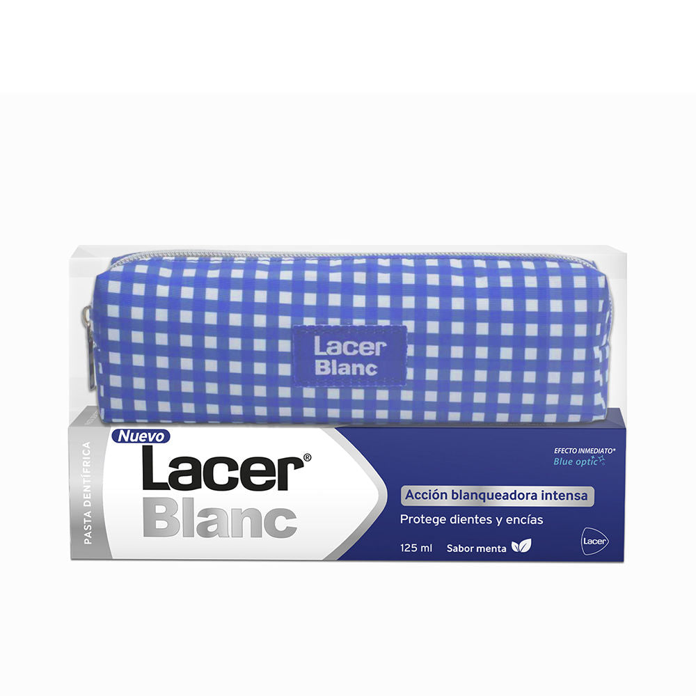 LACERBLANC MINT TOOTHPASTE + TOILETRY BAG 2 PACK