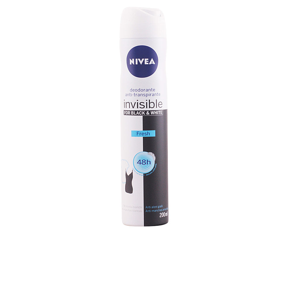 NIVEA BLACK & WHITE INVISIBLE FRESH deodorant spray 200 ml