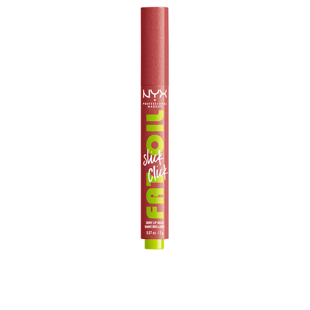 NYX PROFESSIONAL MAKE UP FAT OIL SLICK CLICK glossy lip balm #no fitler need 2 gr