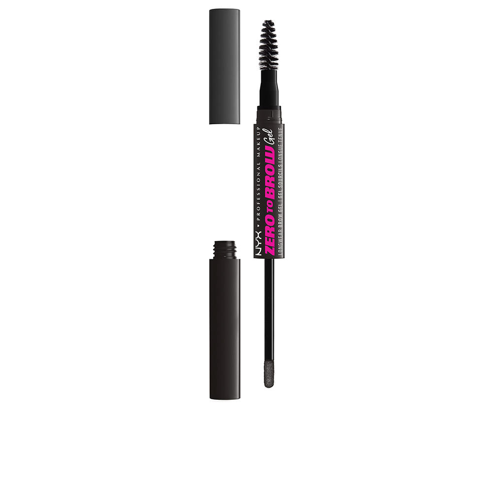 NYX PROFESSIONAL MAKE UP ZERO TO BROW gel #08-black 2 ml