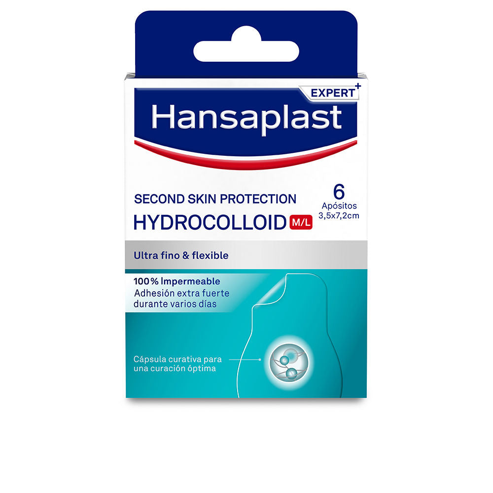 HANSAPLAST SECOND SKIN PROTECTION hydrocolloid dressings #M/L 6 units