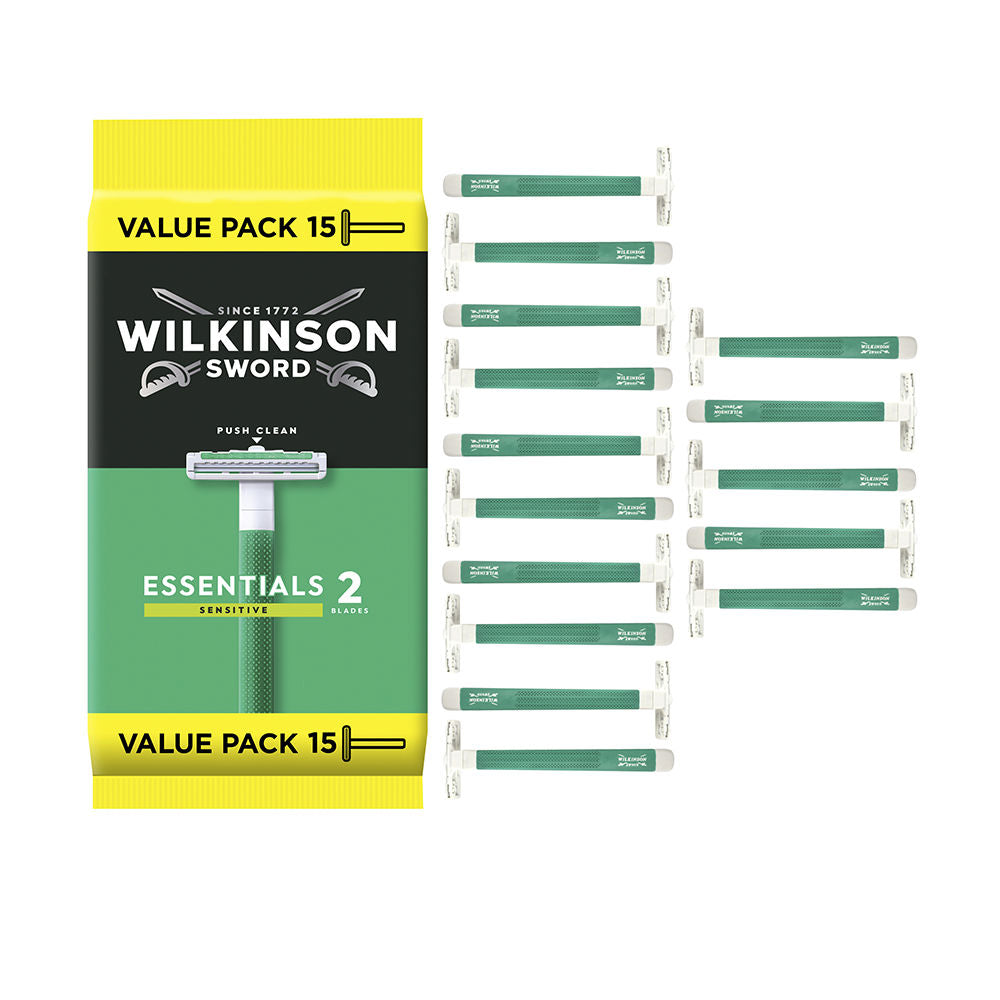 WILKINSON ESSENTIALS 2 SENSITIVE disposable razors 15 units