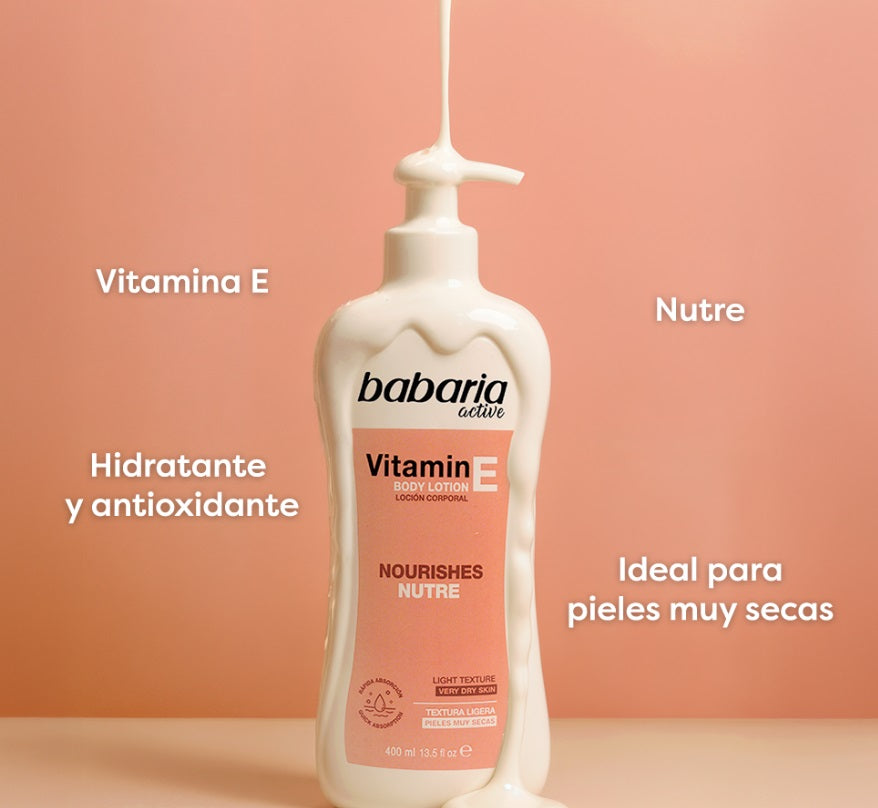 BABARIA VITAMIN E body lotion 400 ml