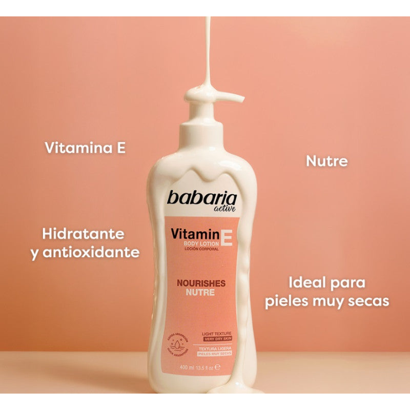 BABARIA VITAMIN E body lotion 400 ml