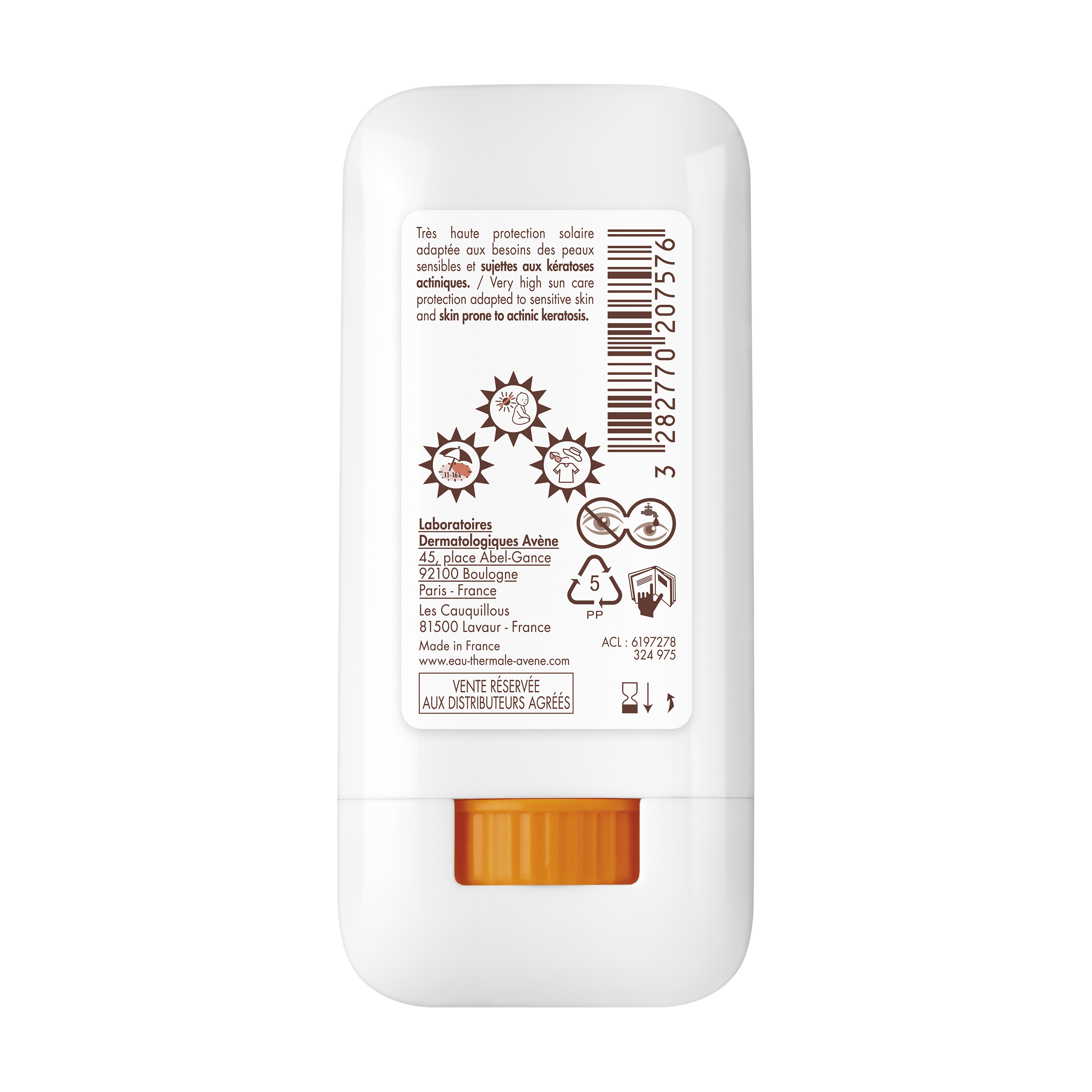 AVÈNE SOLAIRE SUNSISTICK KA Stick solaire SPF50+ 20 g