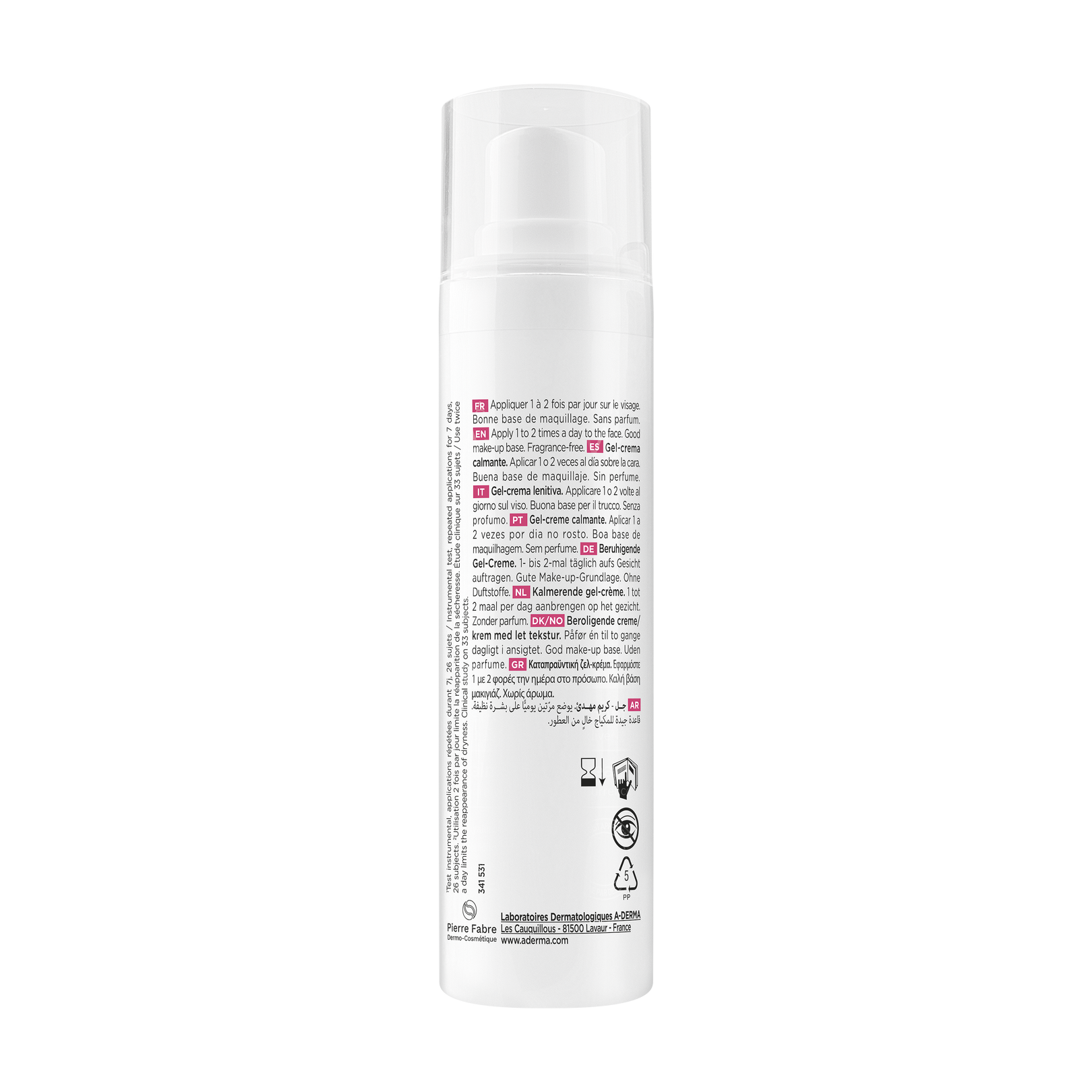 A-DERMA EXOMEGA soothing facial cream gel 40 ml