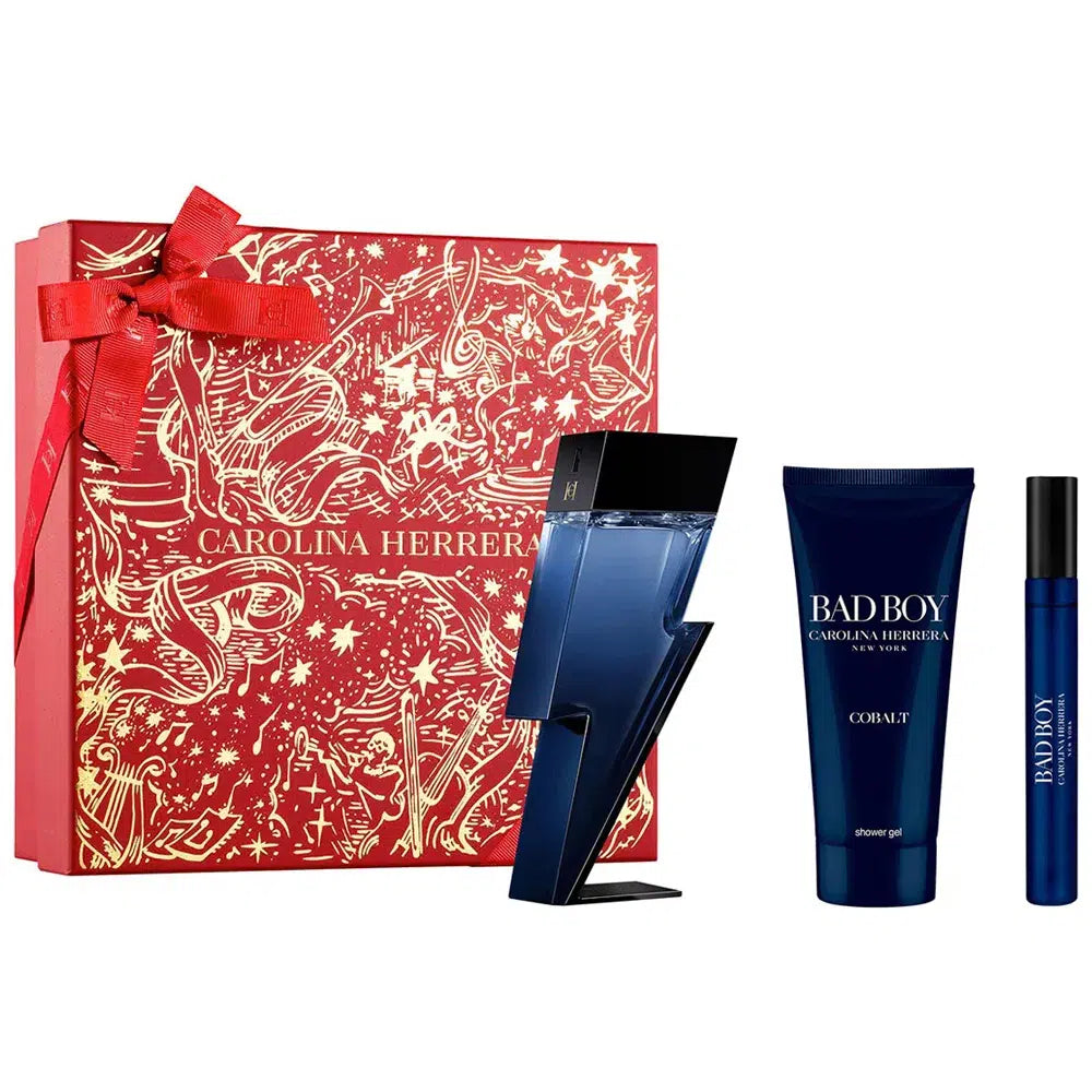 CAROLINA HERRERA BAD BOY COBALT COFANETTO 3 pz