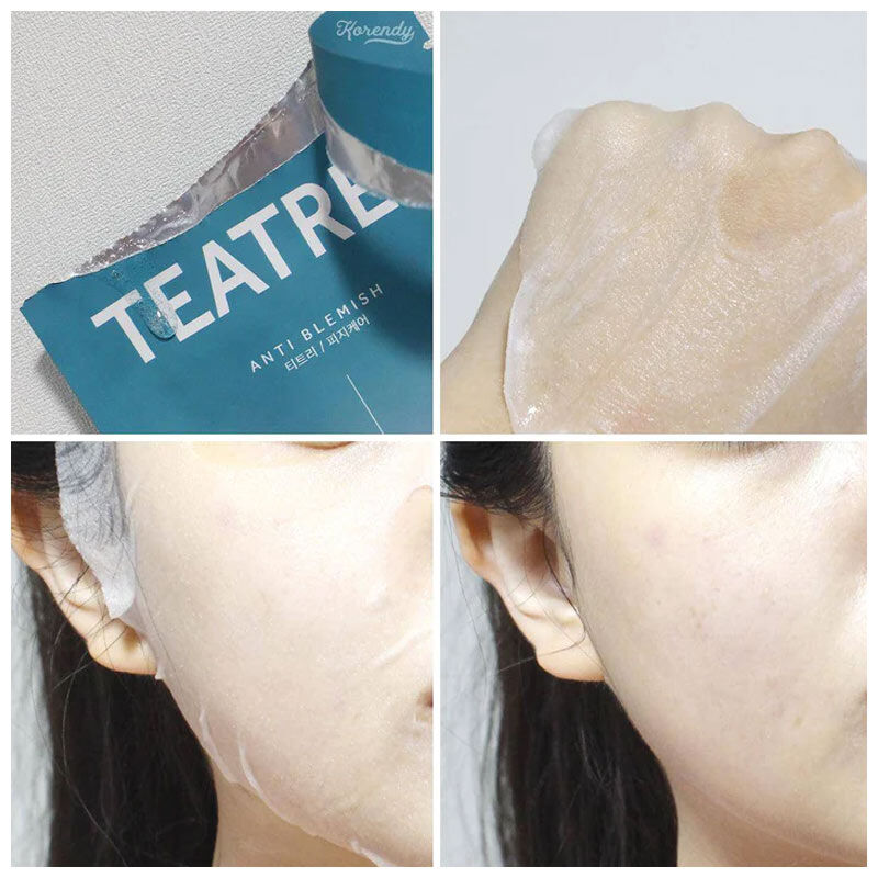 BARULAB THE CLEAN maschera vegana anti-imperfezioni tea tree 23 gr