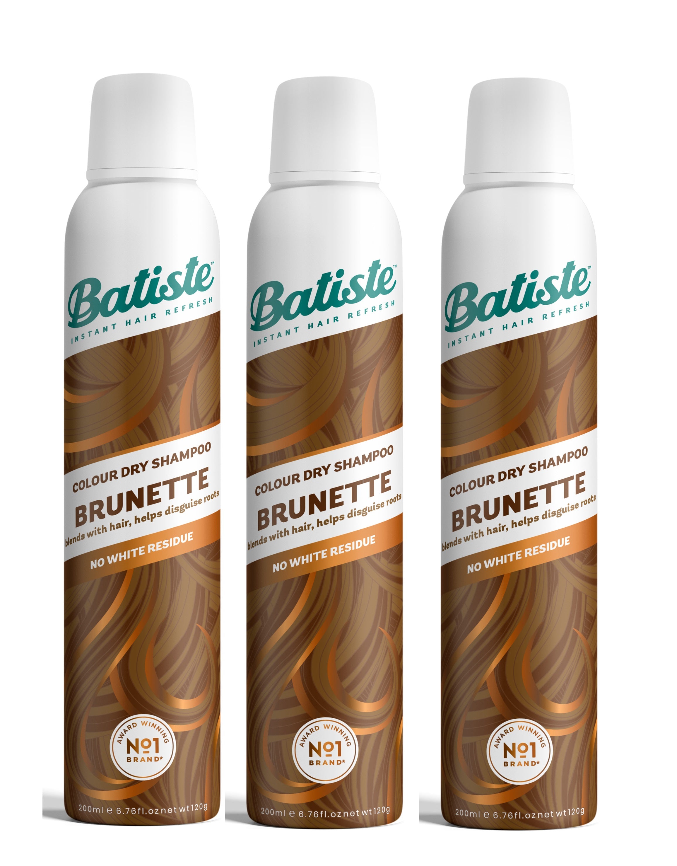 BATISTE shampoo secco CASTANO MEDIO E CASTANO SCURO 200 ml