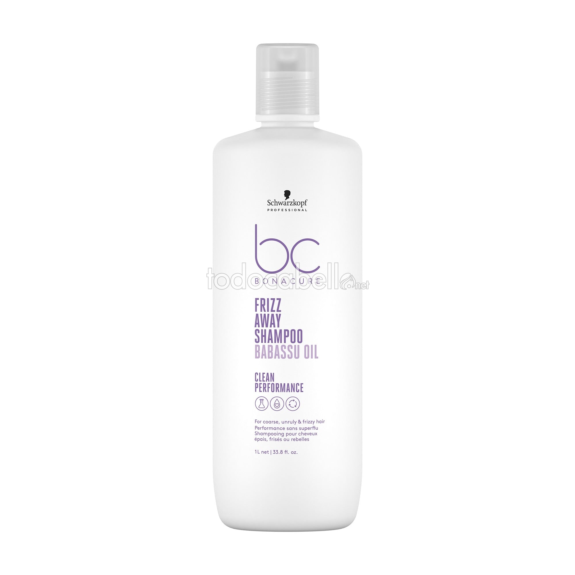 SCHWARZKOPF BC FRIZZ AWAY shampoo micellare 1000 ml