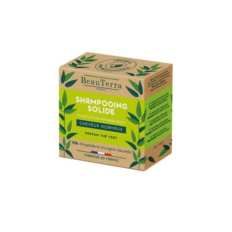 BEAUTERRA SOLIDE champú té verde 75 gr