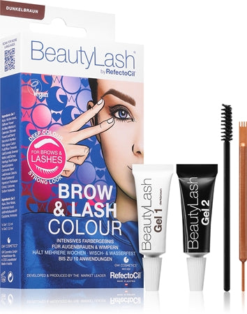 REFECTOCIL BEAUTYLASH BROW & LASH COLOUR kit colorazione sopracciglia e ciglia #Marrone Scuro 1 unità