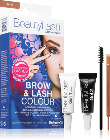 REFECTOCIL BEAUTYLASH BROW & LASH COLOUR kit colorante per sopracciglia e ciglia #Marrone medio 1 unità