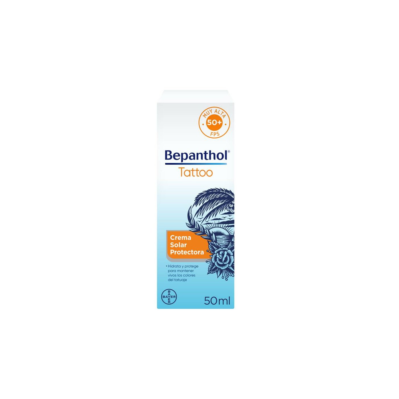 BEPANTHOL TATTOO protective sun cream SPF50+ 50 ml