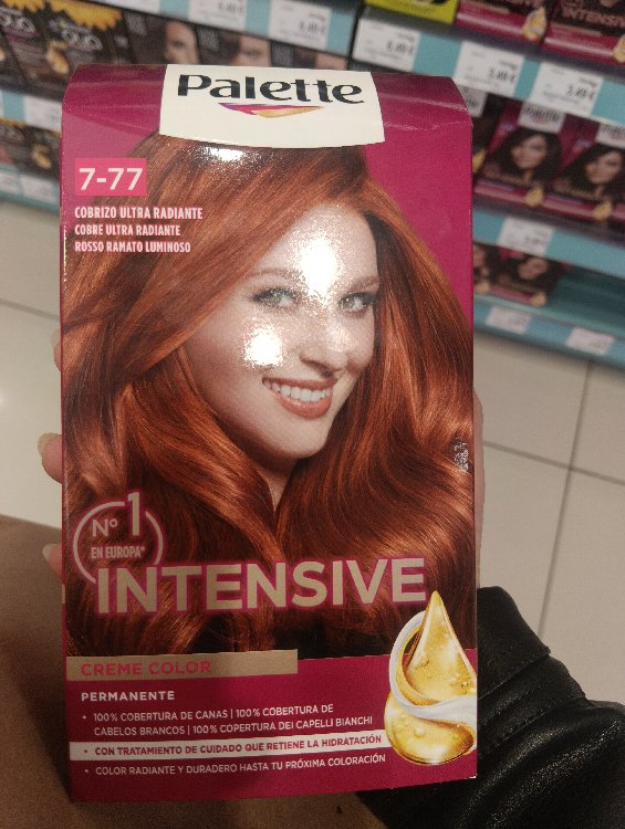 PALETTE INTENSIVE coloration #7.77-Cuivre Ultra-Éclatant 1 unité