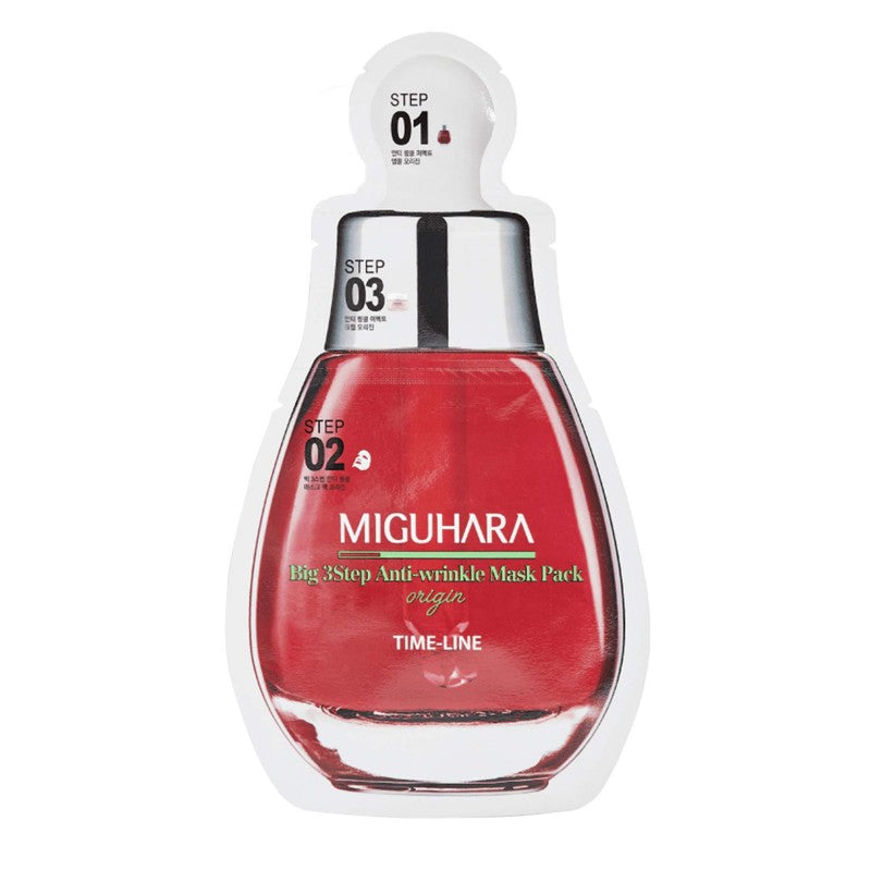 MIGUHARA BIG 3 STEP ANTI-WRINKLE MASQUE PACK ORIGINAL 2 pces