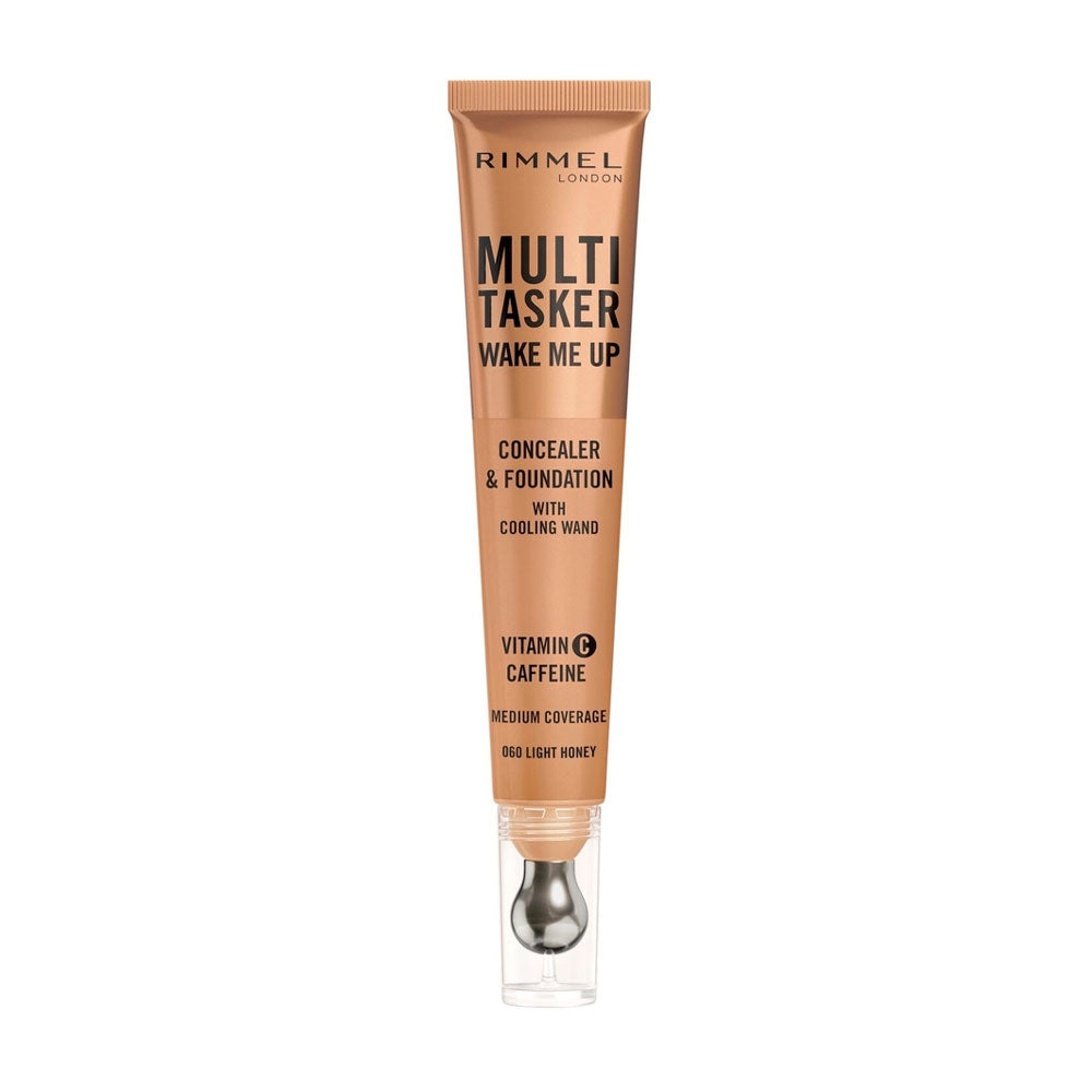 RIMMEL LONDON MULTITASKER WAKE ME UP correttore e fondotinta #Light Honey 20 ml