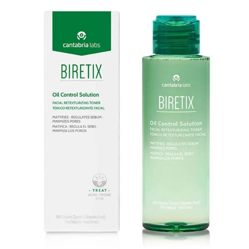 BIRETIX OIL CONTROL SOLUTION facial retexturizing toner 100 ml