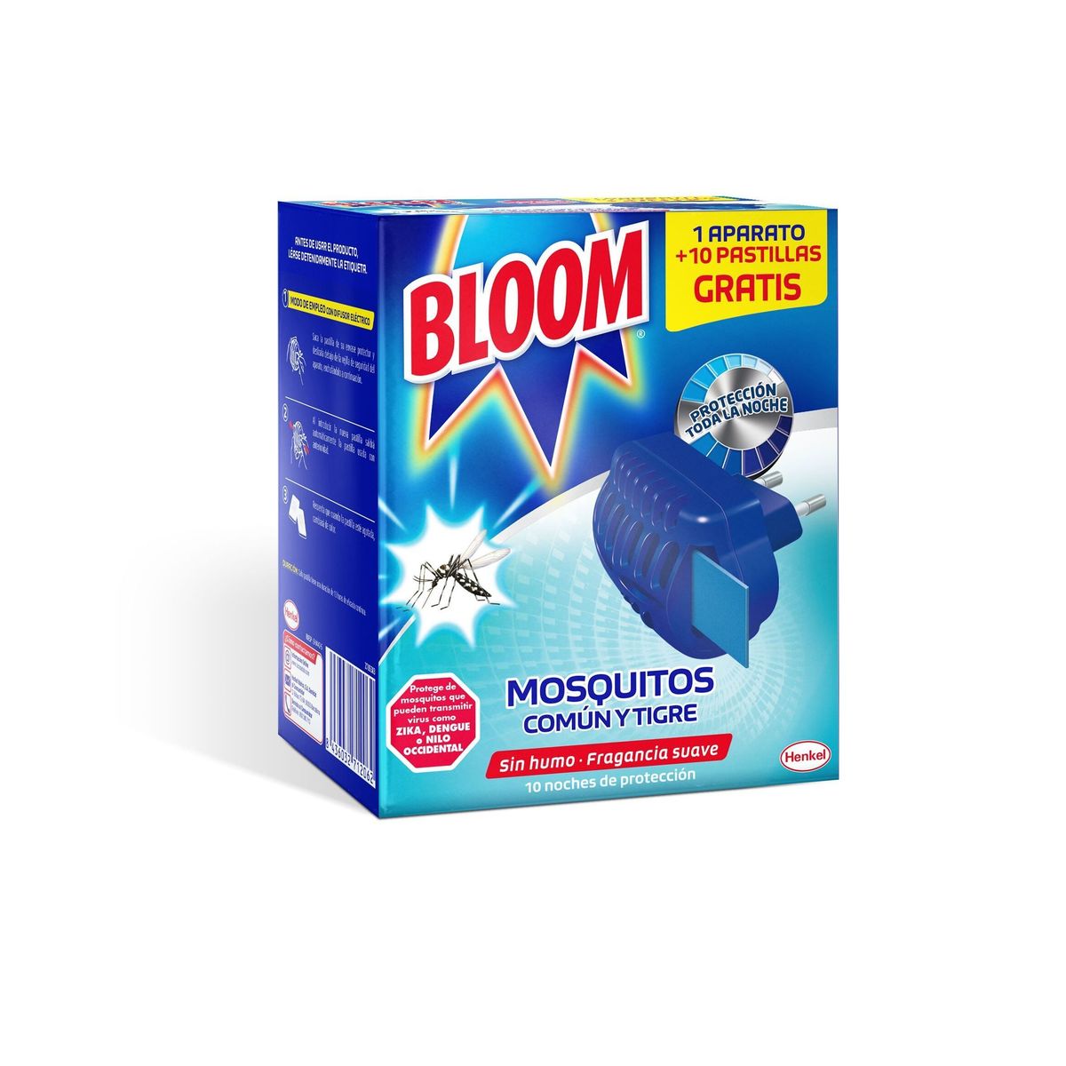BLOOM MOSQUITOS electrical device + 2 spare parts