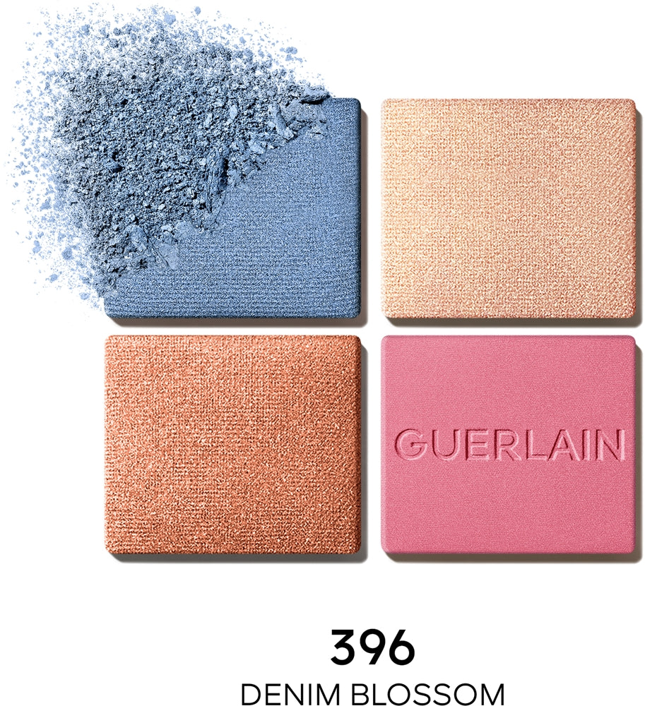 GUERLAIN OMBRES G ombretti in 4 tonalità edizione limitata #396-Denim Blossom 6 gr