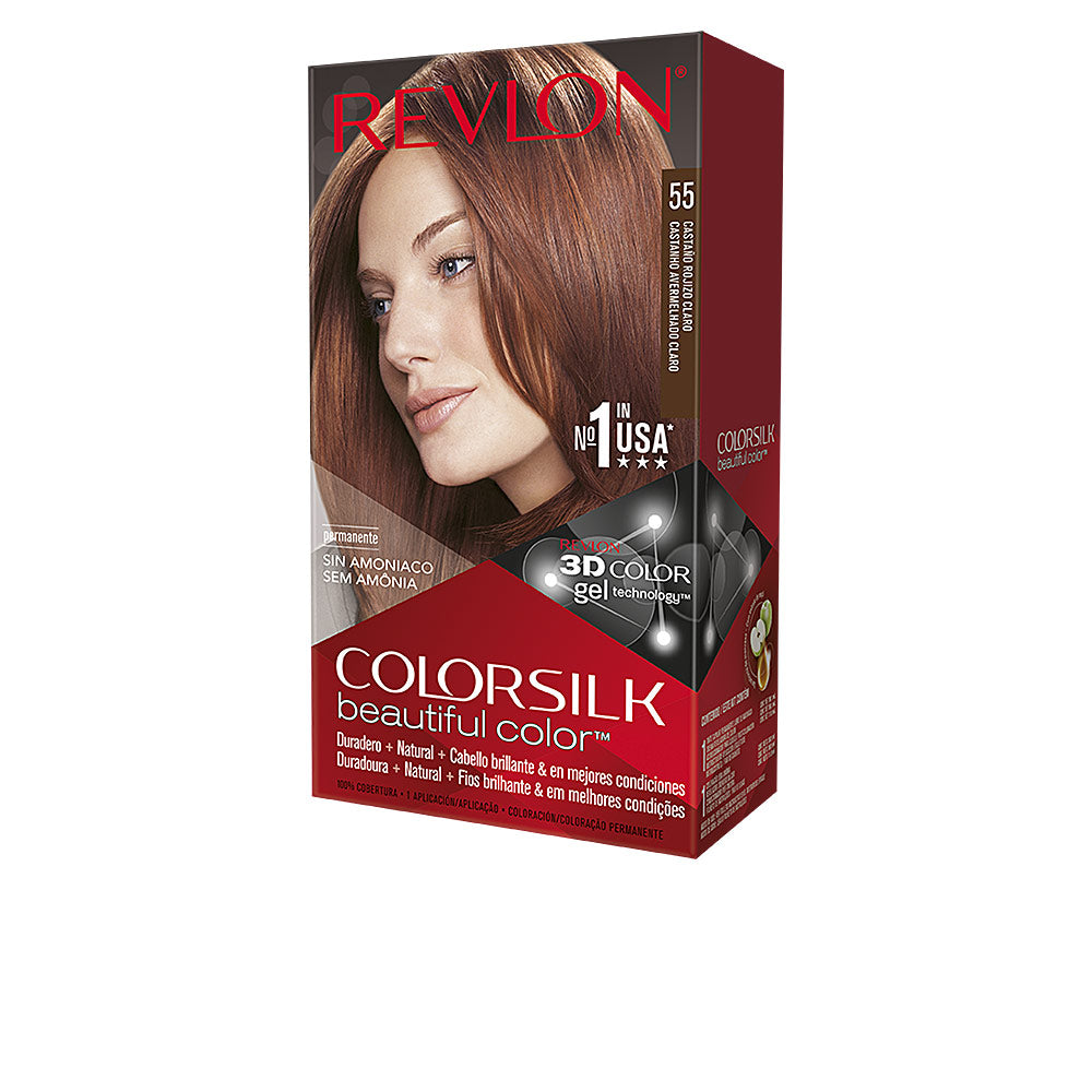 REVLON MASS MARKET COLORSILK tinte #55-rojizo claro 1 u