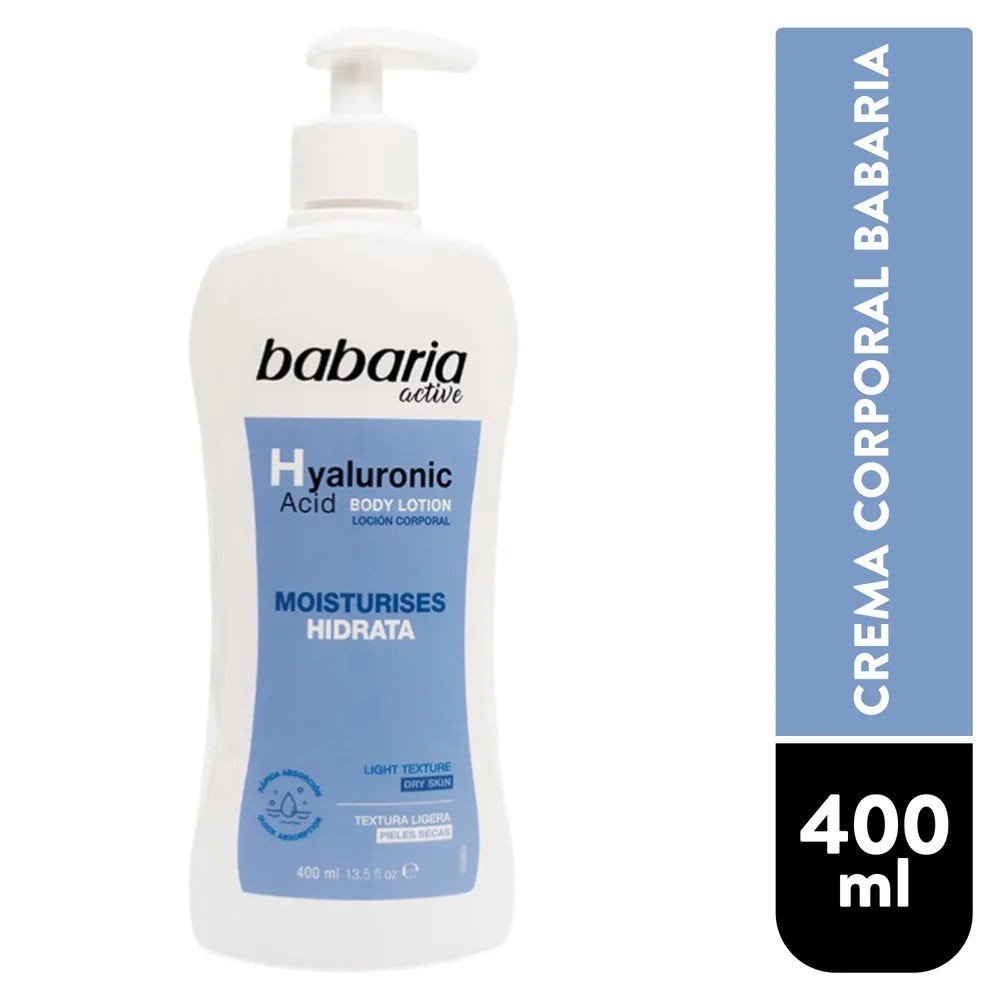 BABARIA HYALURONIC ACID loción corporal 400 ml