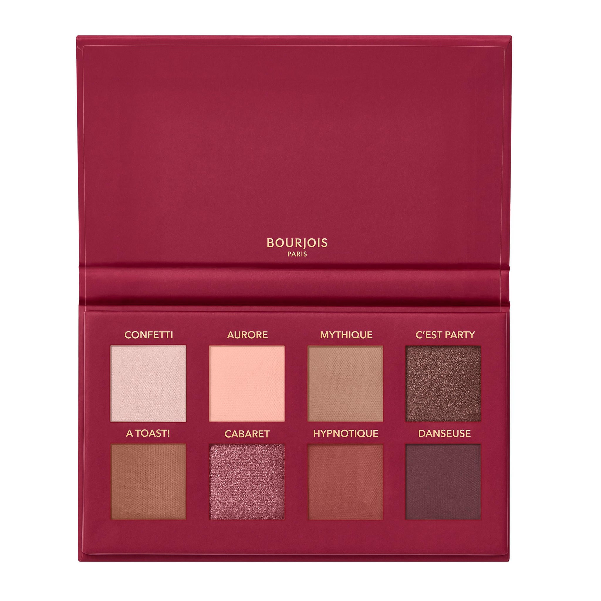 BOURJOIS VOLUME GLAMOUR SOIRS DE PARIS palette fards à paupières #Cherry Glamour 1 u