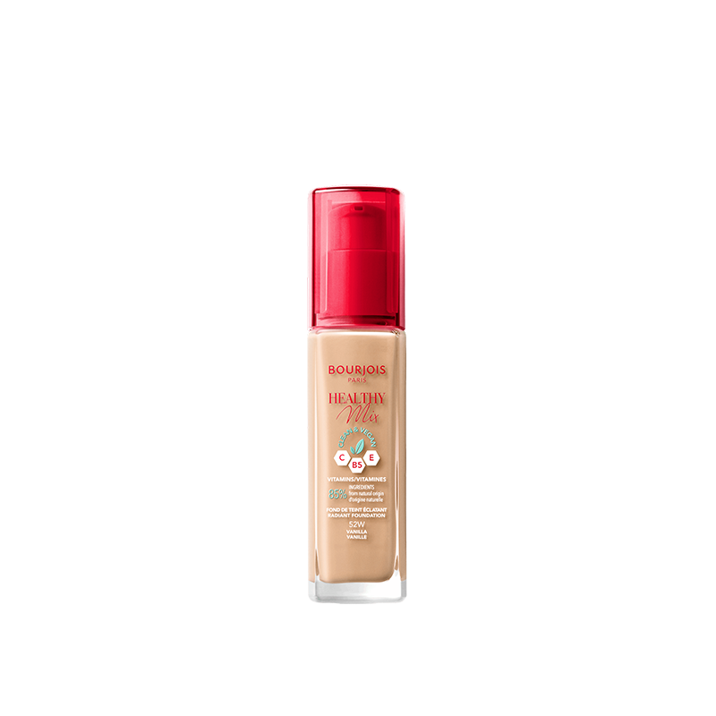 BOURJOIS HEALTHY MIX radiant foundation #52-vanilla