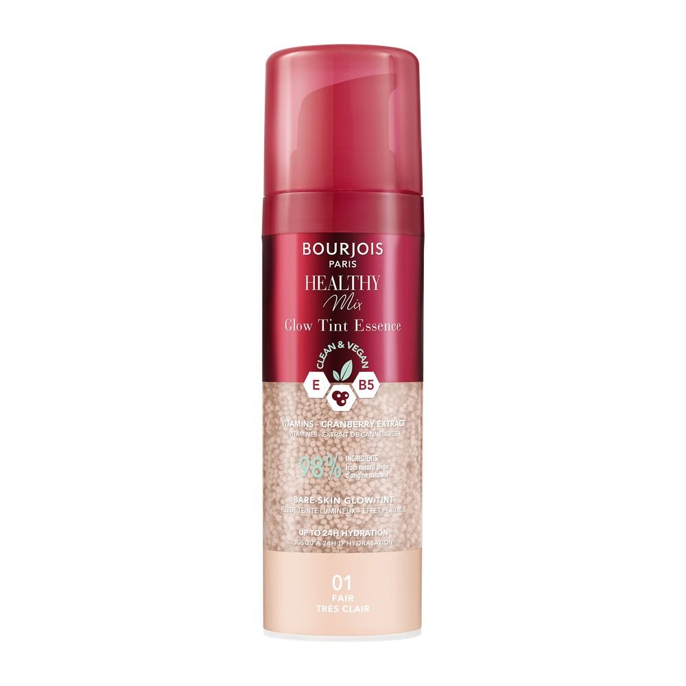FOND DE TEINT BOURJOIS HEALTHY MIX GLOW TINT ESSENCE base maquillage #01-Fair 30 ml