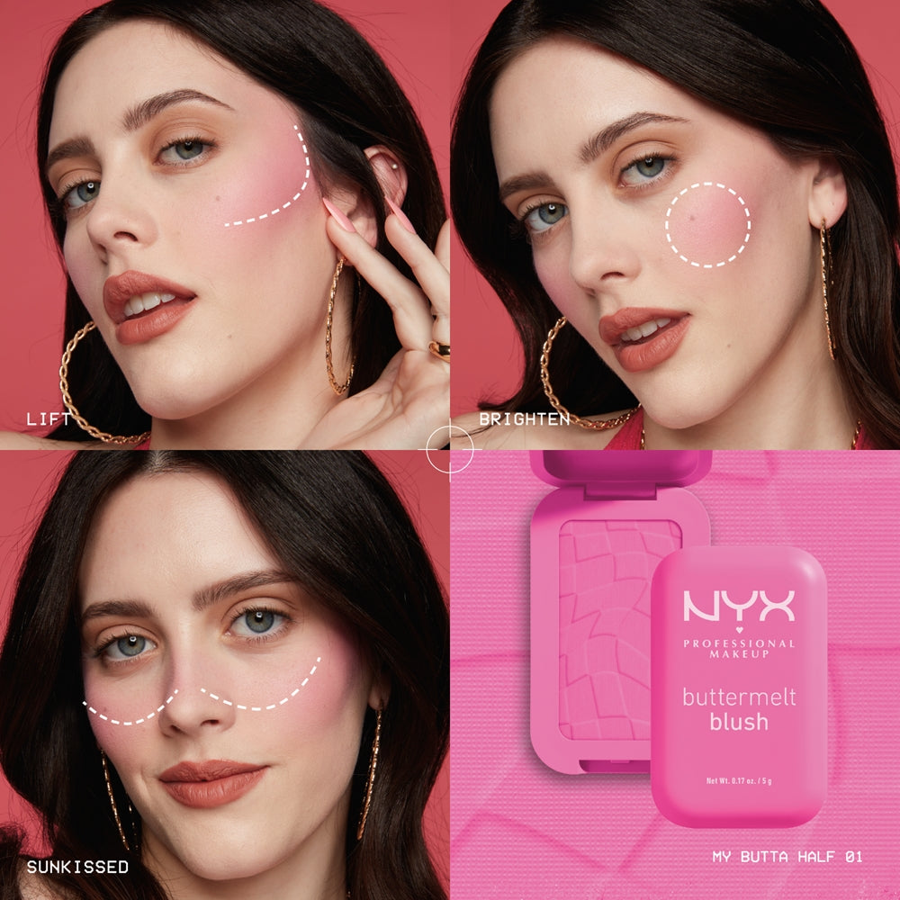 NYX PROFESSIONAL MAKE UP FARD À JOUES BUTTERMELT #Sooner The Butta 5 gr