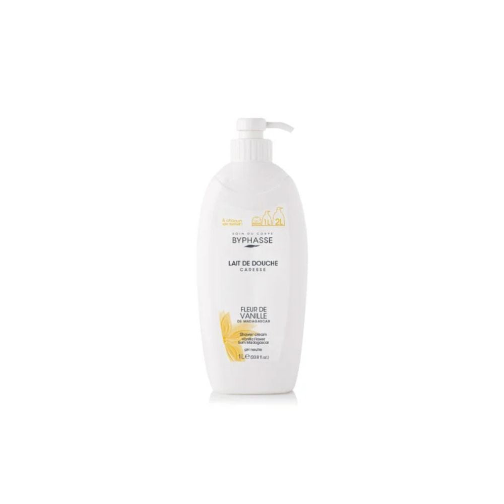 BYPHASSE CARESSE vanilla shower cream 1000 ml