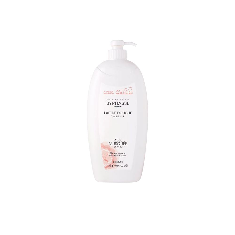 BYPHASSE CARESSE rosehip shower cream 2000 ml