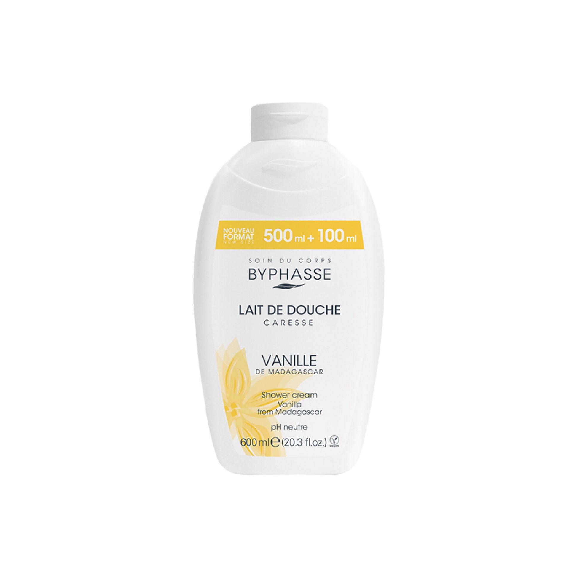 BYPHASSE CARESSE SHOWER GEL vanilla 600 ml