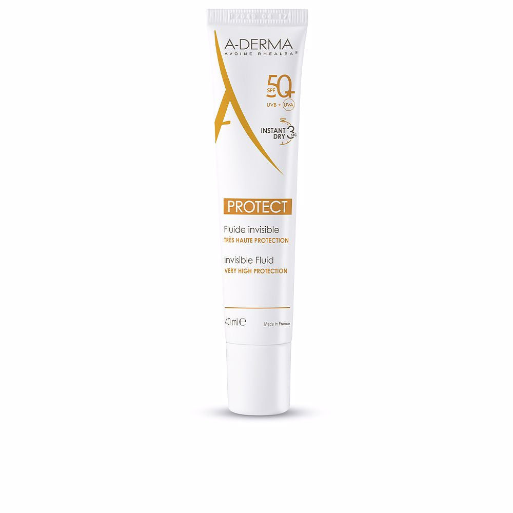 A-DERMA PROTECT invisible facial solar fluid SPF50+ 40 ml