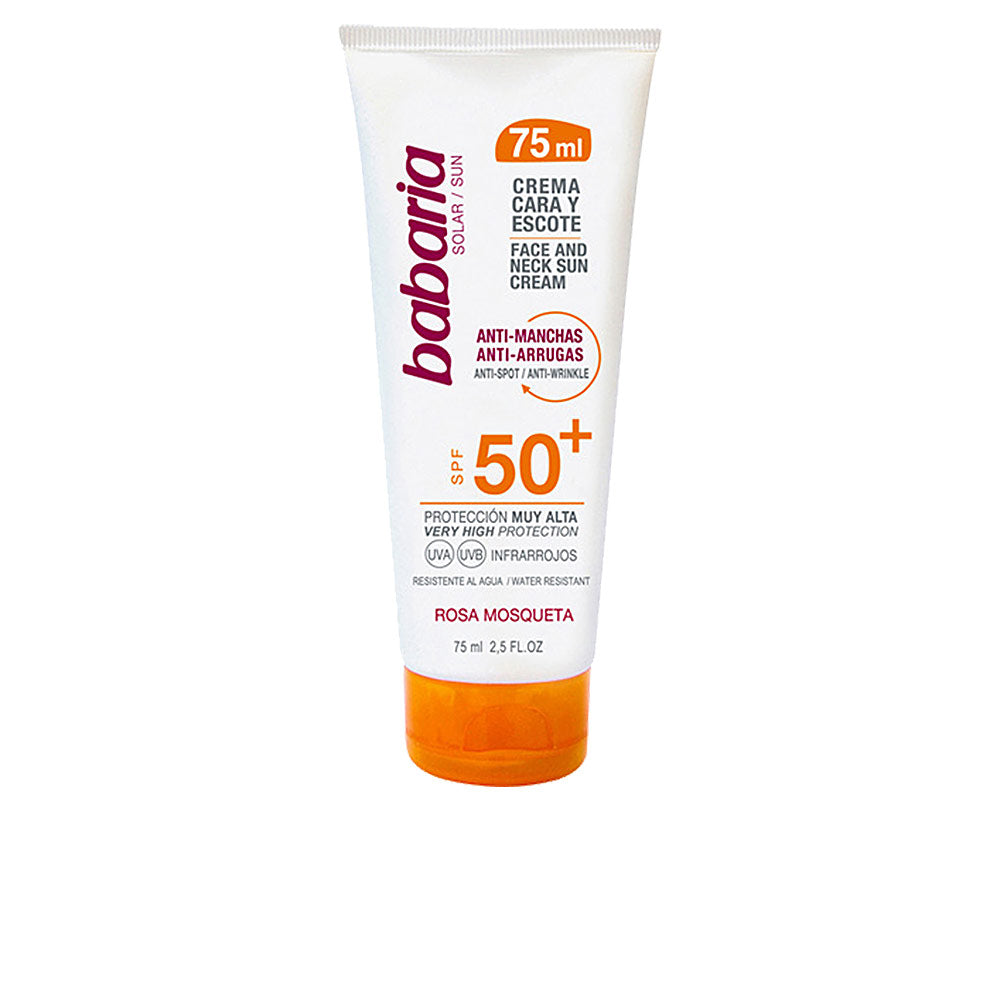 BABARIA SOLAR FACE&amp;DECOLLETE anti-stain fluid SPF50+ 75 ml