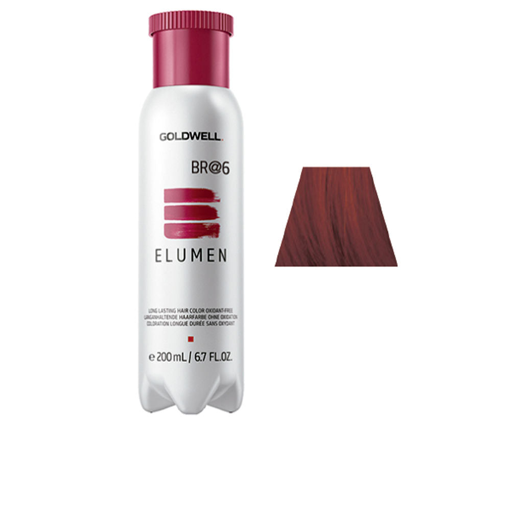 GOLDWELL ELUMEN long lasting hair color oxidant free #BR@6 200 ml