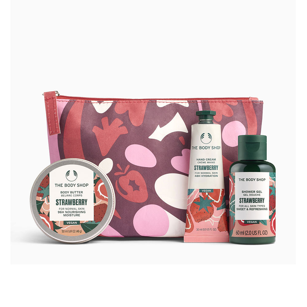 THE BODY SHOP MINI STRAWBERRY SET 4 pcs