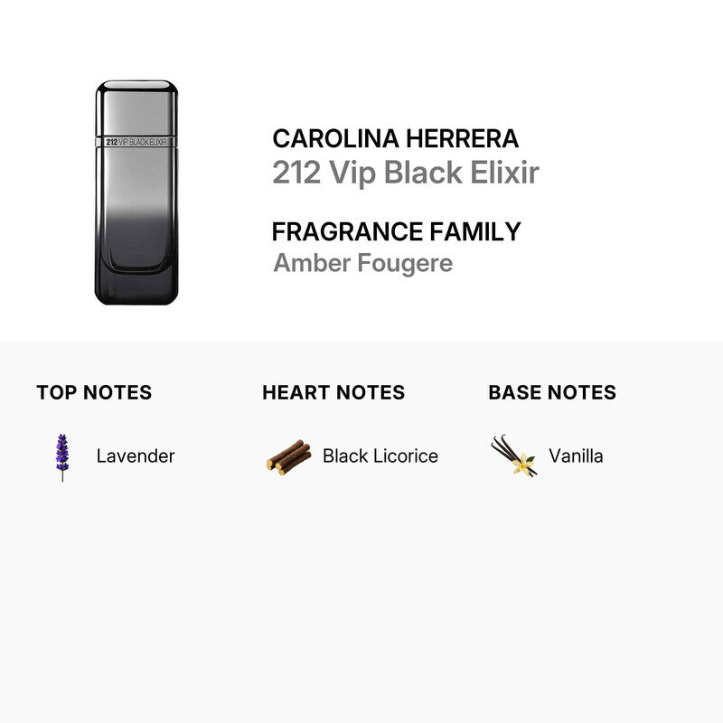 CAROLINA HERRERA 212 VIP BLACK ELIXIR edp vapo 100 ml