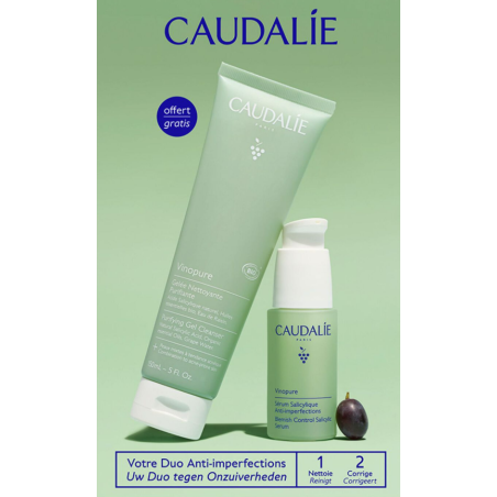 CAUDALIE VINOPURE DUO ANTI-BLEMISH CASE 2 pcs