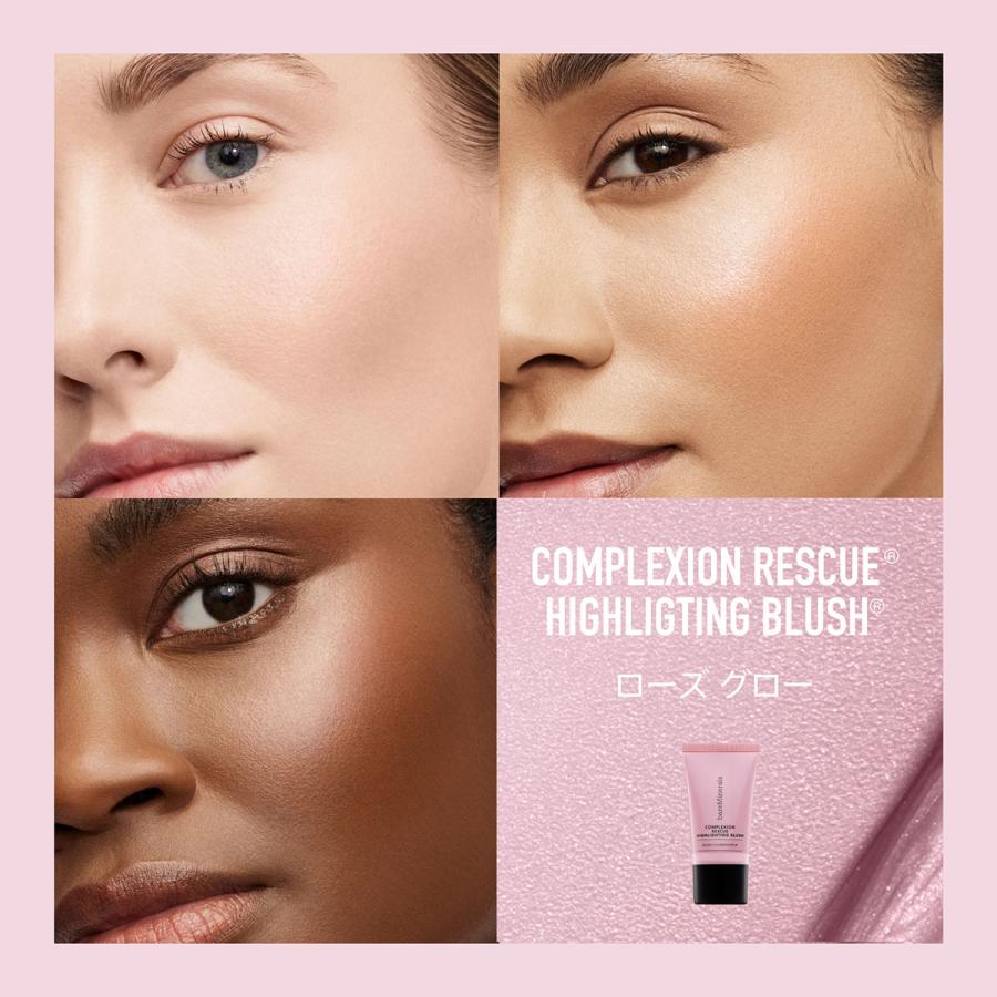 BARE MINERALS COMPLEXION RESCUE HIGHLIGHTING BLUSH #Rose Glow 15 ml