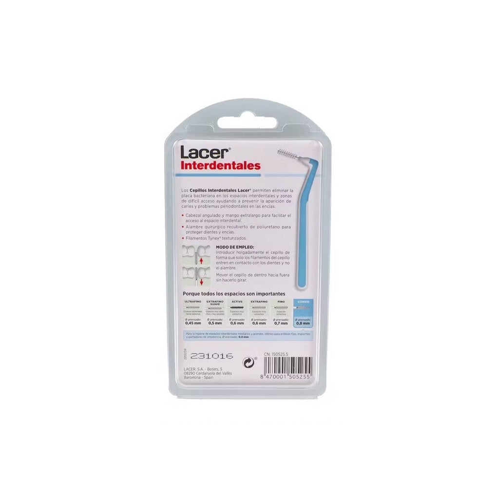 LACER INTERDENTALI ANGOLARI conici #assortito 6 pz