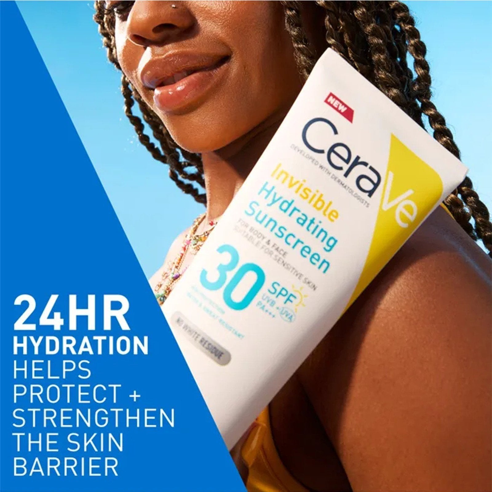 CERAVE INVISIBLE HYDRA SUNSCREEN Invisible Hydrating Protective Lotion SPF30 177 ml