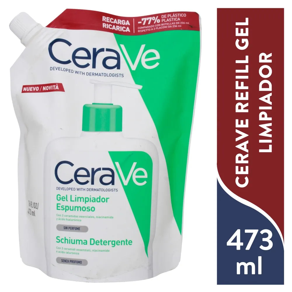 CERAVE Gel Detergente Schiumogeno ricarica 473 ml