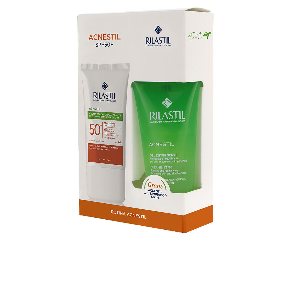 RILASTIL SUN SYSTEM ACNESTIL SPF50+ set 2 pz