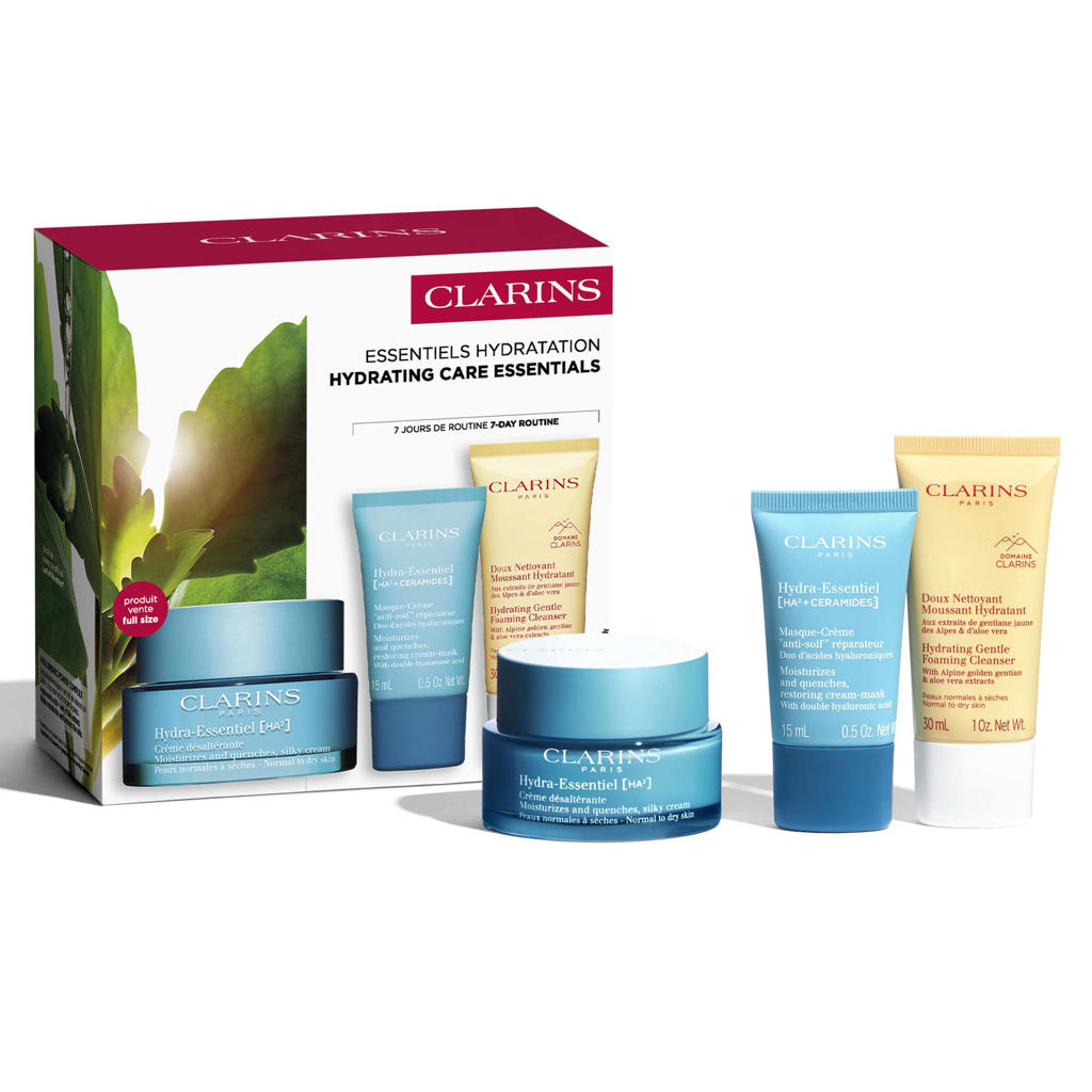 CLARINS HYDRA ESSENTIEL CREMA IDRATANTE CUSTODIA 3 pz